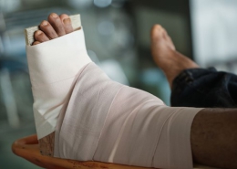 Ankle joint stabilization surgery